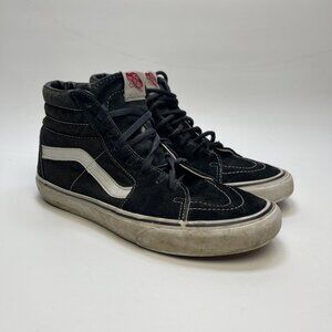 Vans High Top Shoes Women's Sz 9.5 / Men 8 US Sneaker Sk8-Hi Canvas Black White
